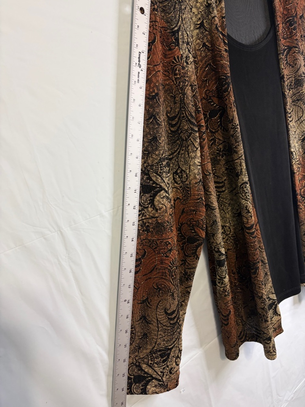 JM Collection Multicolor Paisley Jacket - Picture 8 of 11
